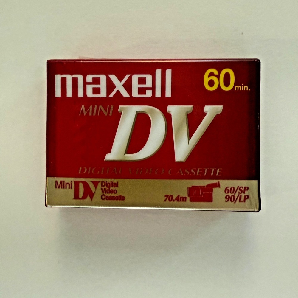 NEW! Maxell Mini DV Digital Video Cassette 60 Min SP 90 Min LP DVM60SE